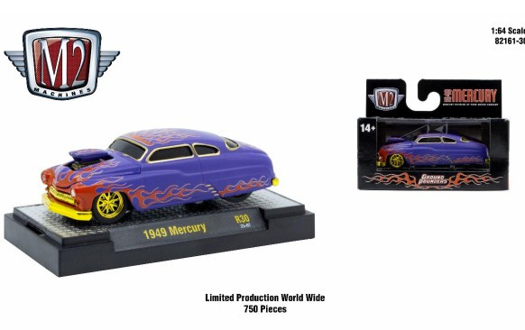 M2 Machines Ground Pounder R30 1949 Mercury CHASE - Sportsamerica